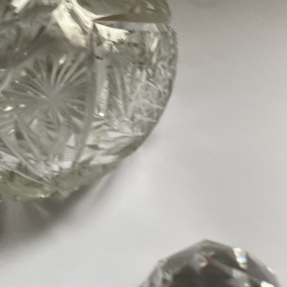 Cut crystal glass cruet. Beautiful. Mint condition. - Picture 9 of 12